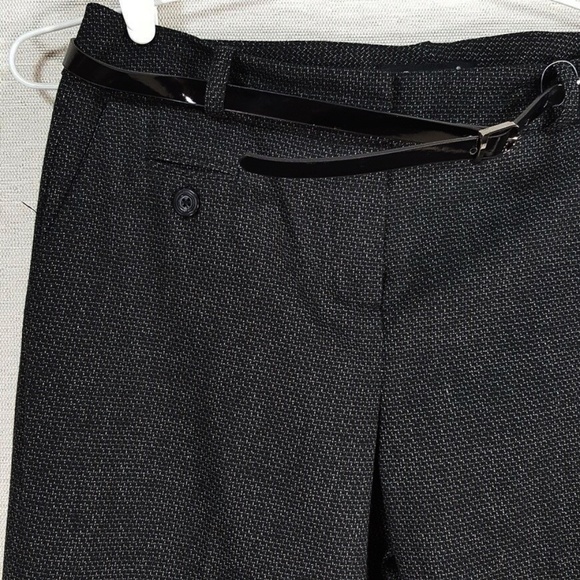 NEW Sandro Petite Womens 8P Control Top Dress Pants Belted Trousers Careercorp - Picture 4 of 9